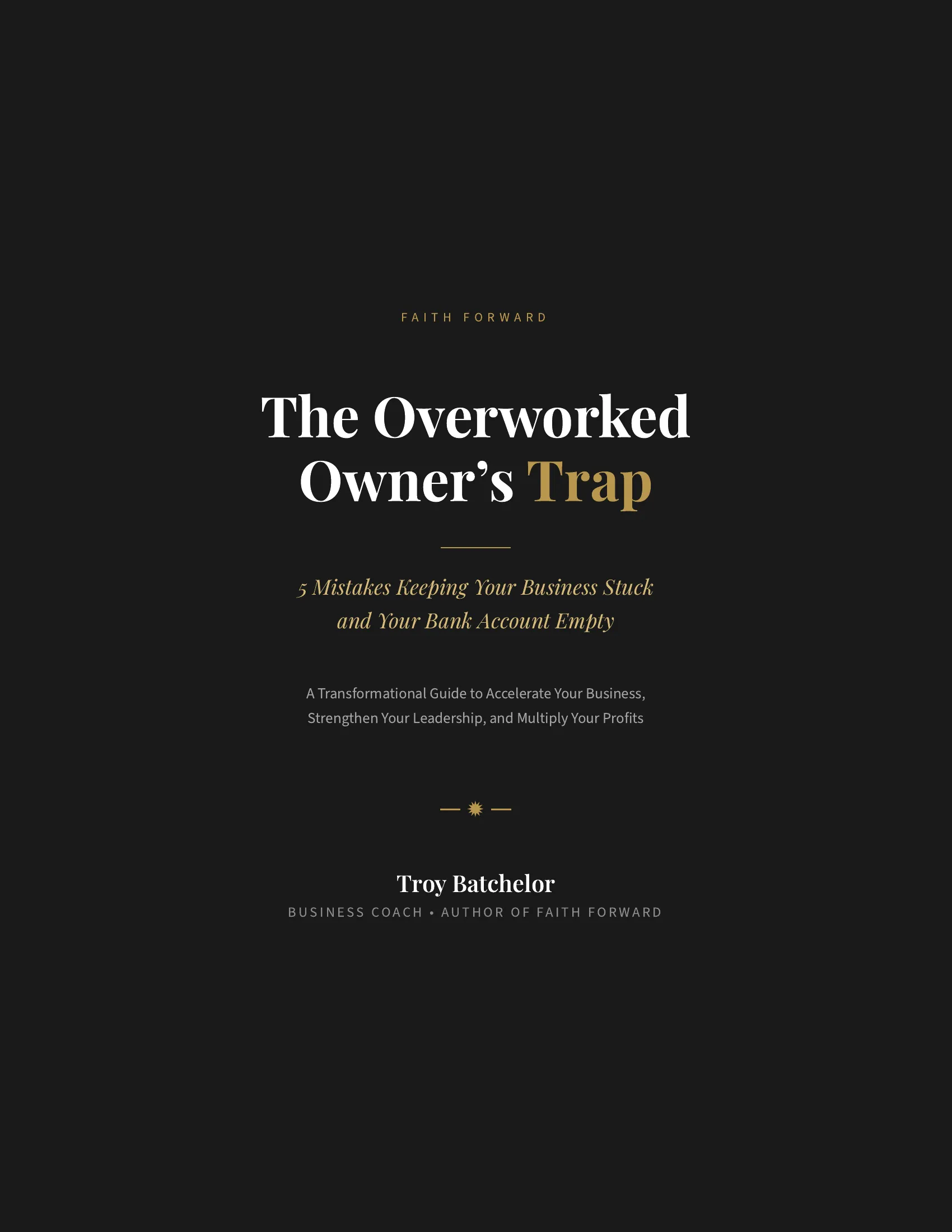 The Overworked Owner's Trap cover